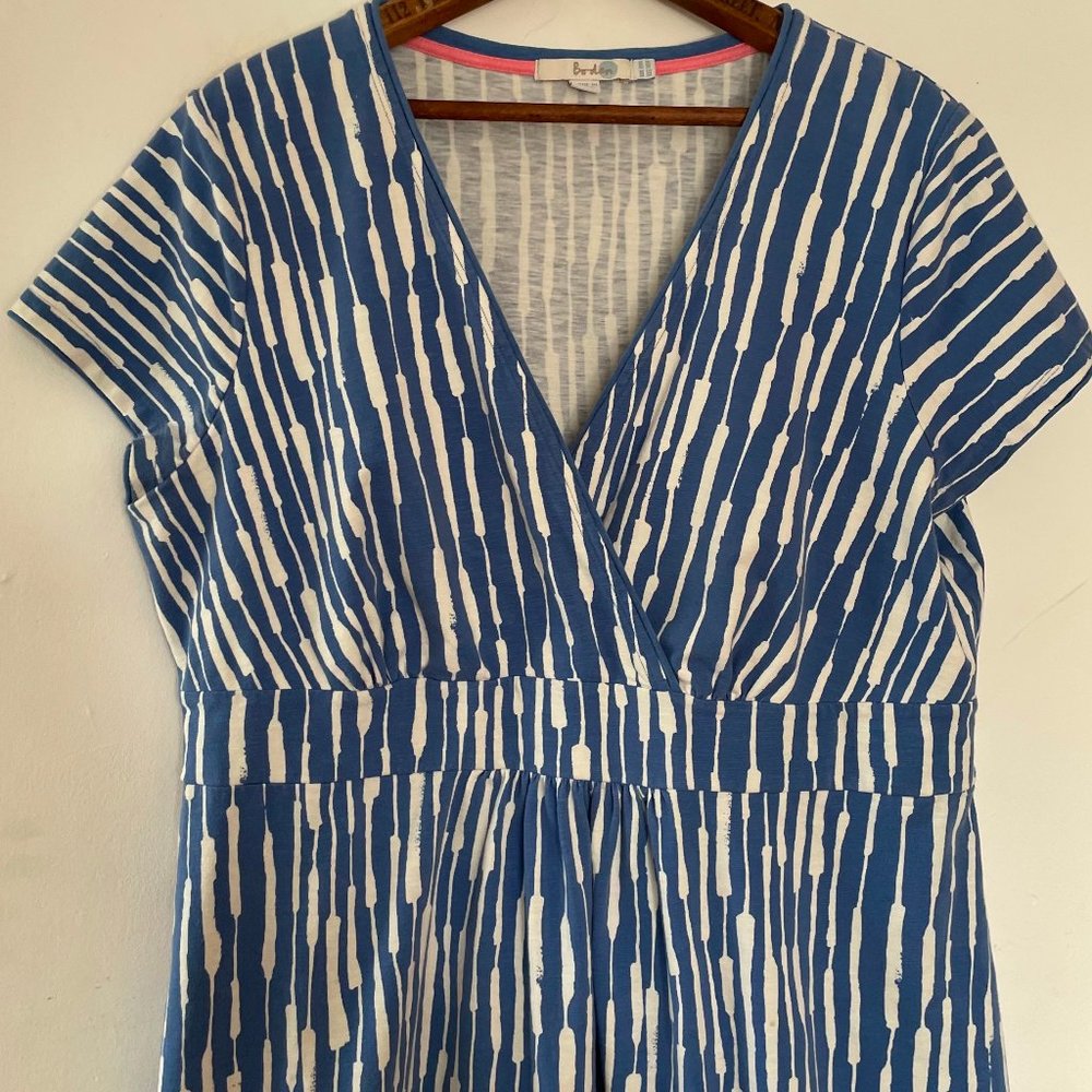 Boden Casual Jersey Knit Day Dress Size 14